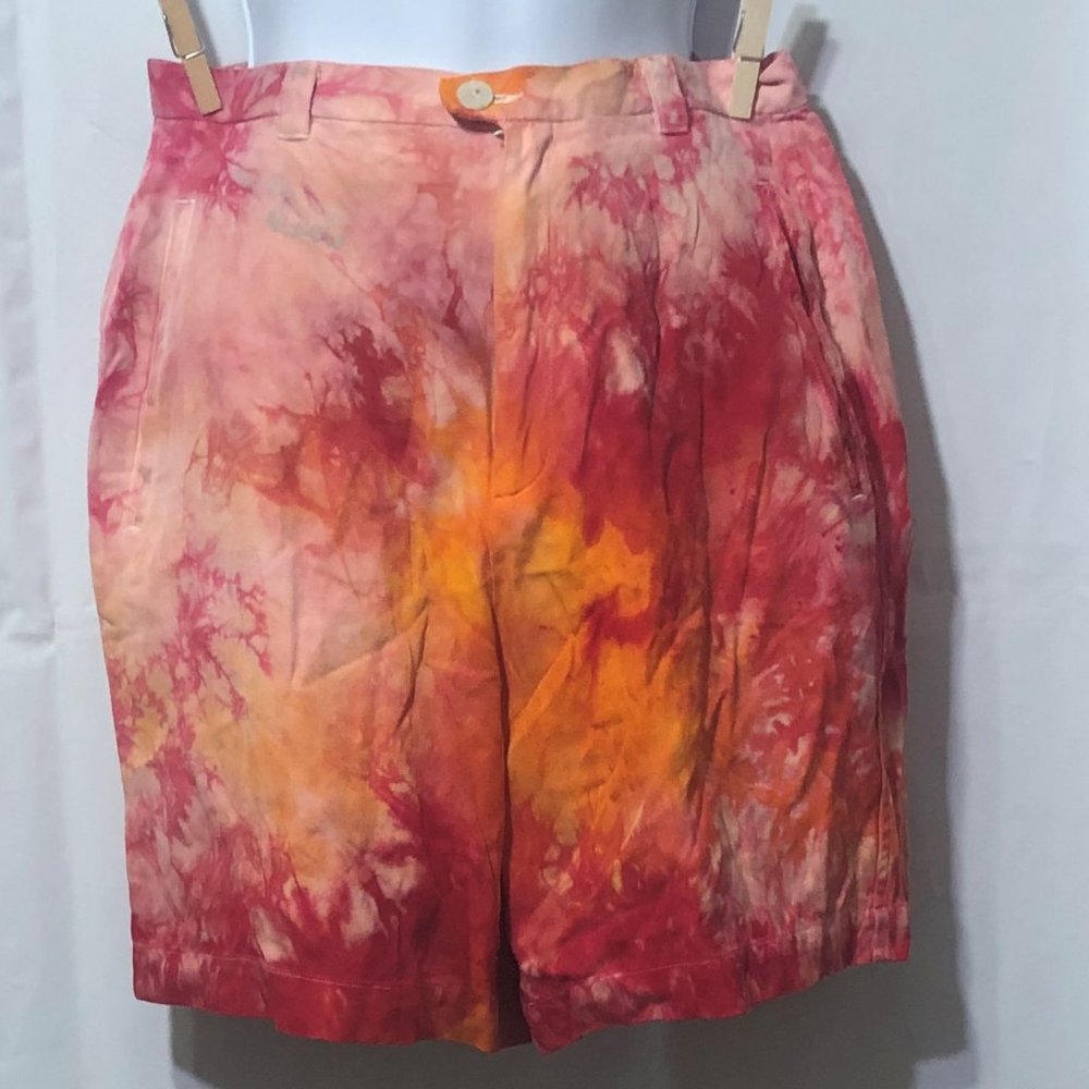 Upcycled Shorts - Tommy Bahama Size 4 - 100% Silk